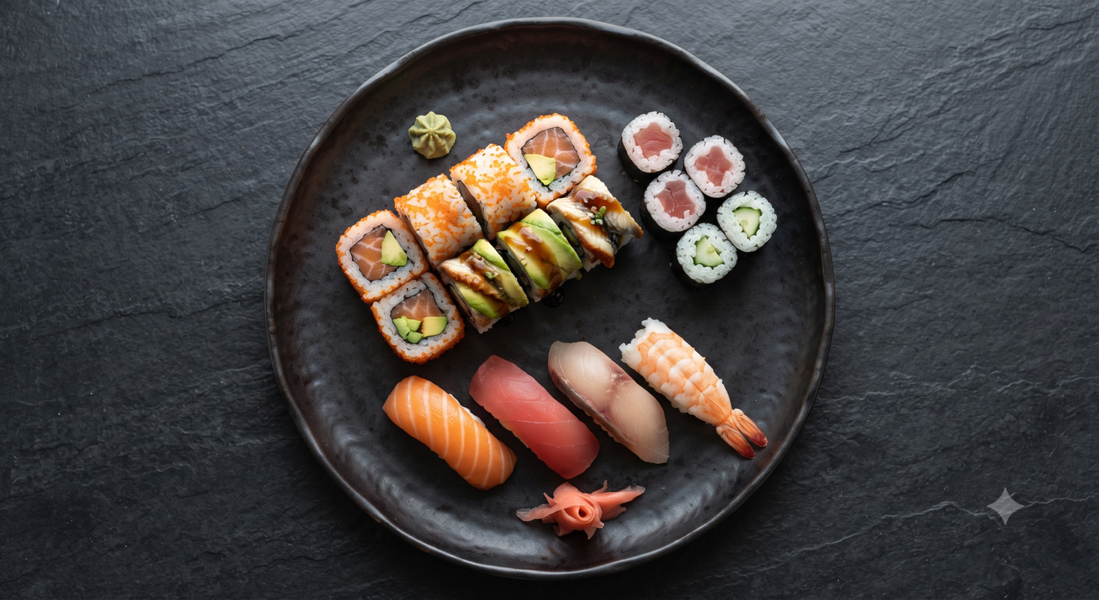 Selezione di sushi maison
